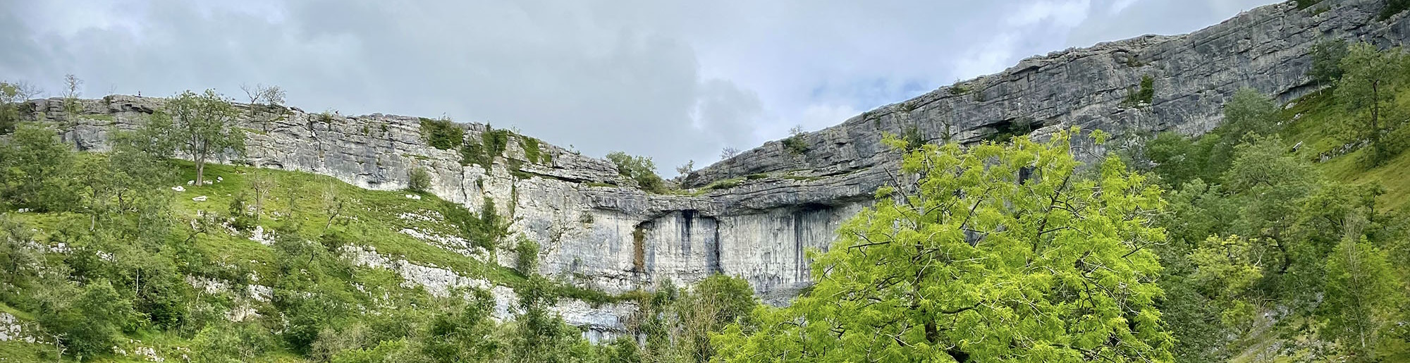 Malham cove waterfall